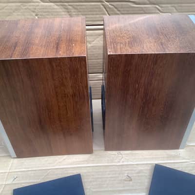 Technics SB 40 vintage Japan made hifi bookshelf stereo speaker system set wood image 12