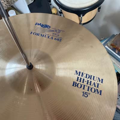 Paiste 15 MEDIUM HIHAT BLUE LABEL 1980’s - Traditional image 7
