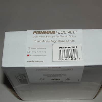 Fishman PRF-MS8-TW2 Fluence Tosin Abasi 8-String Modern Humbucking Pickup Set (White) New with Warranty image 2