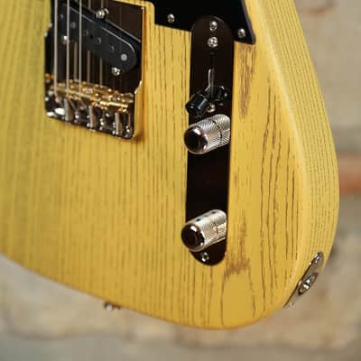 TOM ANDERSON T-Icon SS - Swamp Ash Body & Caramel Maple Neck - Satin Organic Grain Butterscotch image 12