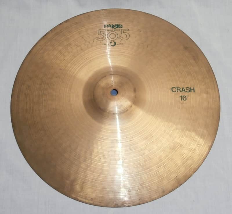 Paiste 16" 505 "Green Label" Crash Cymbal image 1
