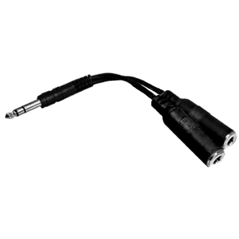 Hosa Y Cable - 1/4" TRS to Dual 1/4" TRSF image 1