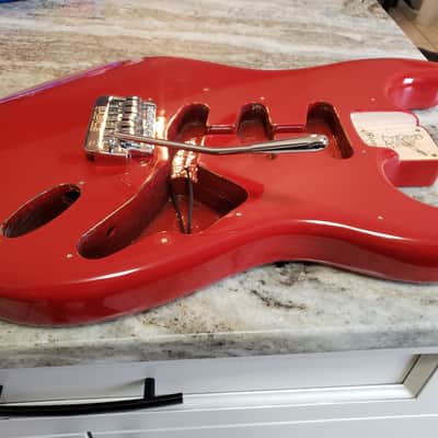 Warmoth Stratocaster Body Dakota Red Babicz Tremolo Bridge 4.3 Lbs image 3