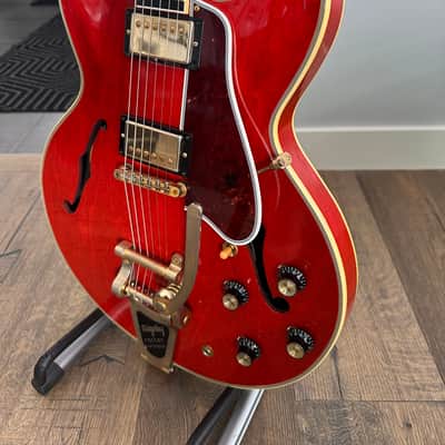 Gibson ES-355 Memphis aged VOS finish - 60's Cherry - Bigsby - Rare  - Limited Run - Exceptional image 15