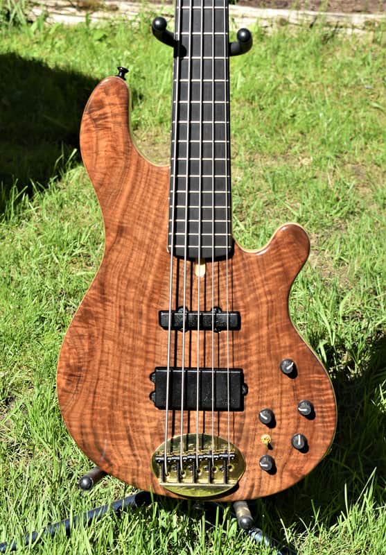 Lakland 55-94 2017 Natural Walnut Burl image 1