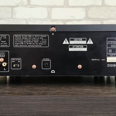 PIONEER CT-757 Rare Vintage Serviced MINT Stereo Cassette Deck 1990 Warranty image 11