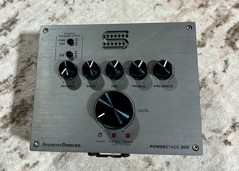 Seymour Duncan PowerStage 200 200-Watt Pedalboard Guitar Amp 2020 - Present - Silver image 1