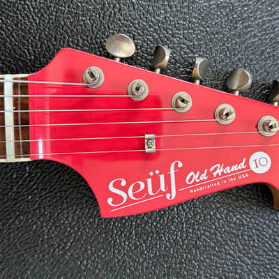 Seüf Guitars Old Hand 10 (OH-10) Offset Style - Fiesta Red image 4