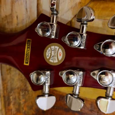 2004 Samick Avion Model AV-1/WR Greg Bennett Design,  Transparent Red image 3