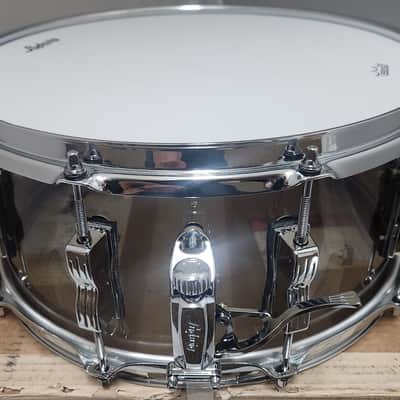 Ludwig Vistalite Bronze 6.5x14" Zep Bonham Bowtie Lug Acrylic Snare Drum | Made in the USA | NEW | Authorized Dealer image 3