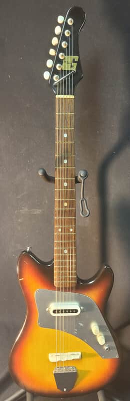 Guyatone Short scale 1960,s to early 1970's - Tobacco brown burst image 1