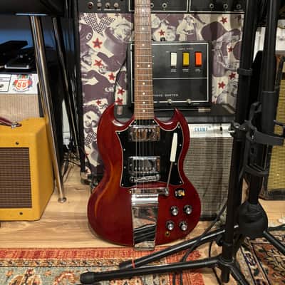 Upgraded, Modified & Distressed Gibson SG Special Faded with Rosewood Fretboard, Faded Worn Cherry w/HSC image 7