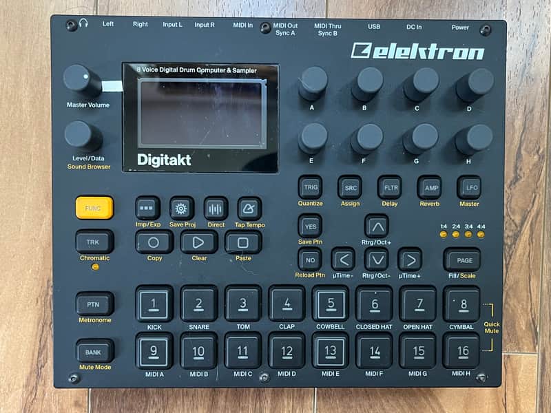 Elektron Digitakt 2017 - 2024 - Black image 1