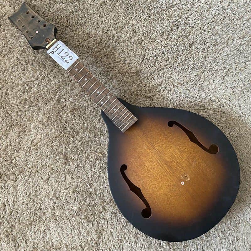 Tobacco Burst 8 String Mandolin, Mahogany Top Body, Rosewood Fingerboard Neck image 1