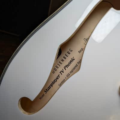 Duesenberg Starplayer TV Phonic - Venetian White image 10