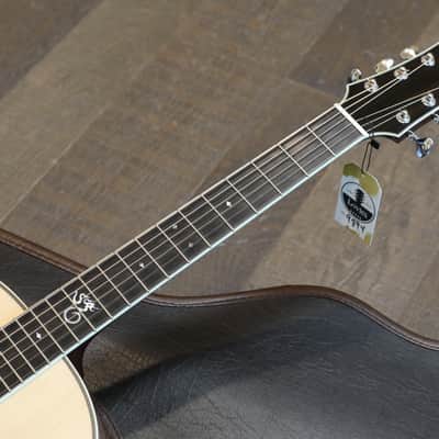 Santa Cruz "F" Custom Walnut Acoustic Guitar Natural + OHSC image 7