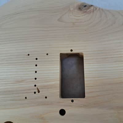 Unfinished Ash HxH Hardtail guitar body - fits Fender Strat Stratocaster necks J2421 image 2