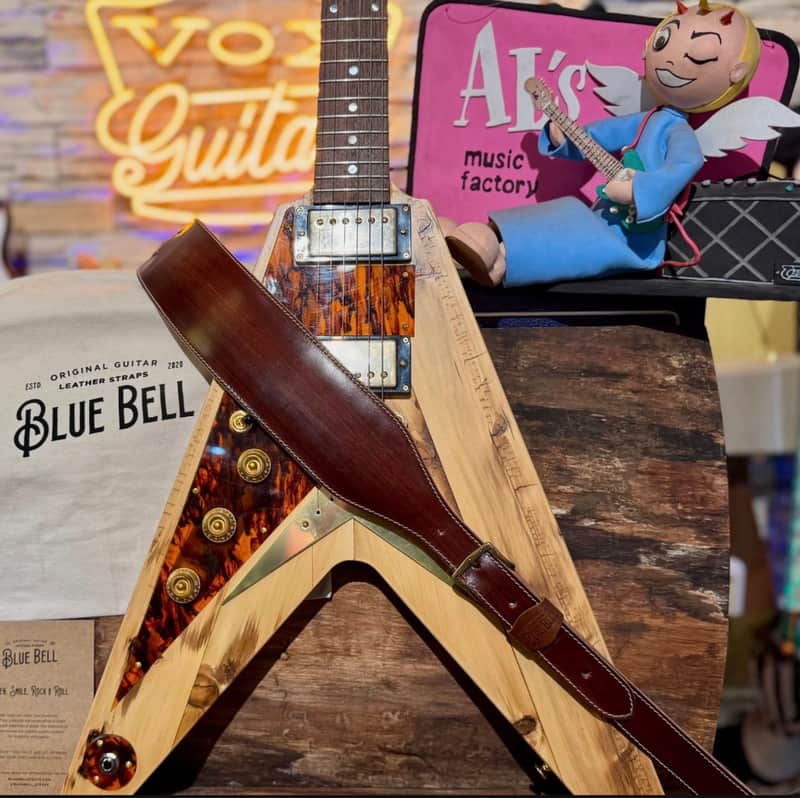 Blue bell JOHNSTON KORINA ARTISAN Custom UNIQUE  for Al’s Music Factory image 1