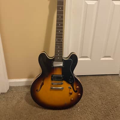 2001 Epiphone Dot (ES-335) - Made in Korea (Saein Factory) - Sunburst w/ Original Hard Case image 2