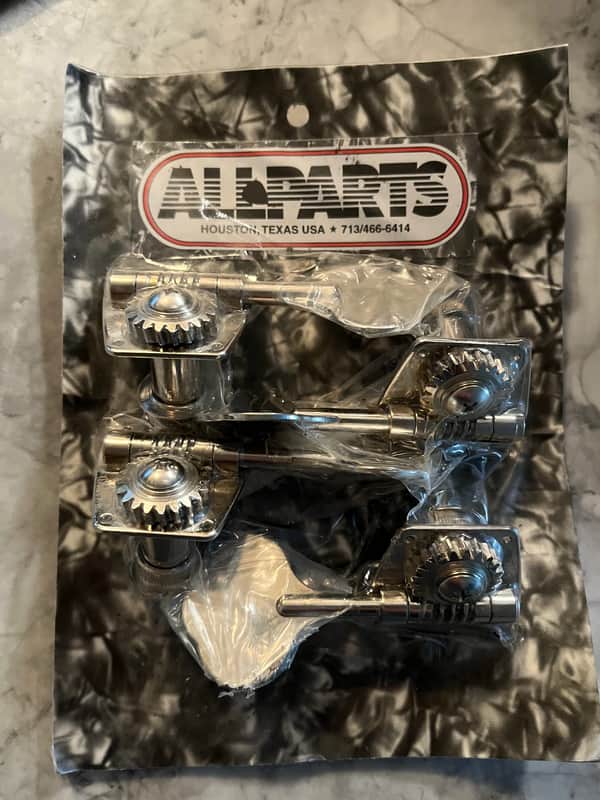 Gotoh 4-In-Line Open Gear Bass Keys - TK-0882-001 - Nickel image 1