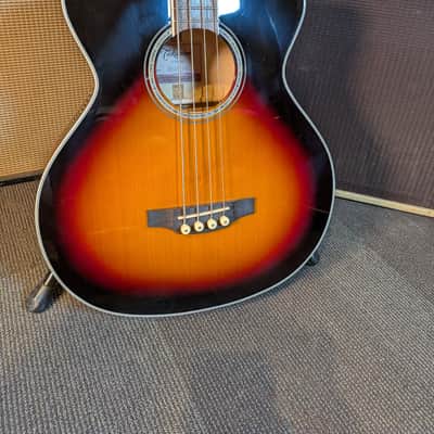 Takamine GB72CE-BSB Acoustic/Electric Bass Guitar - Gloss Brown Sunburst (B-Stock) imagen 3