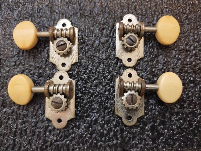 Vintage 1950's -60's Waverly Guitar Tuner - 3/Side - Bass or Treble Side - One Tuner image 1