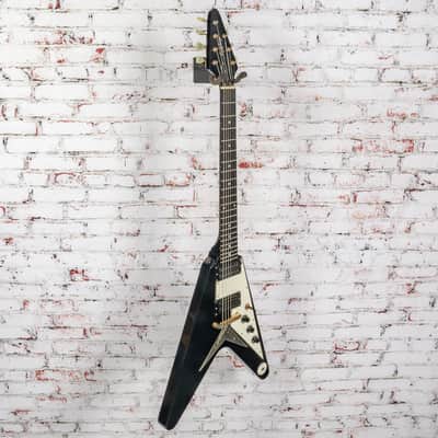 Epiphone - 2000 7 String '58 Flying V Korina - Electric Guitar with DiMarzio Pickups - with OHSC - x2826 - USED (ISS87599) image 11