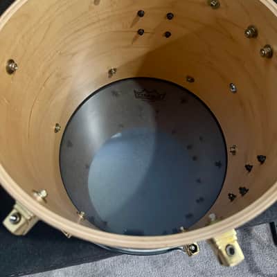 Yamaha Maple Custom 10x12 Tom - Transparent Black Maple image 11