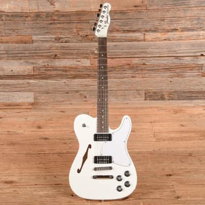Fender Jim Adkins JA-90 Telecaster Thinline white 2022 image 4
