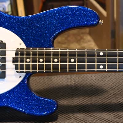 Ernie Ball Music Man Stingray Special HH Tectonic Blue Sparkle #0792 image 4