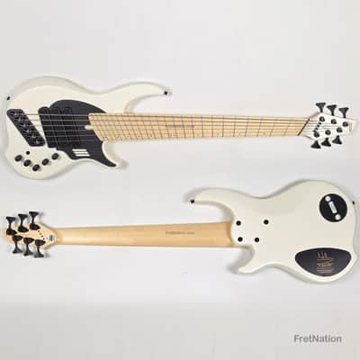 Dingwall NG3 6-String Matte Ducati White Pearl Bass w/ Bag 9.72lbs #19965B B-Stock image 2