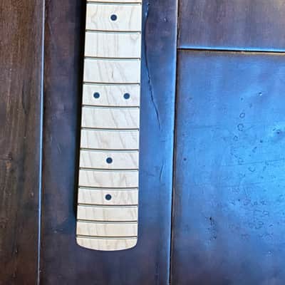 Squier Bronco bass neck with tuners image 2