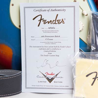 Fender CS NAMM '60 Strat Heavy Relic Lake Placid Blue 2014 Lake Placid Blue/3 Tone Sunburst image 9