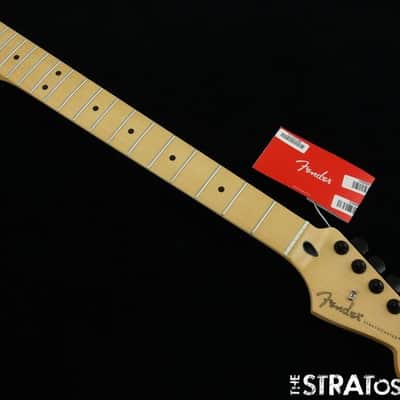 Fender Player Stratocaster Strat NECK + HIPSHOT BLACK LOCKING TUNERS Maple image 2