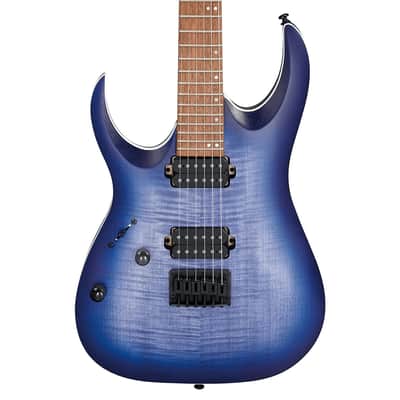 Ibanez RGA42FML-BLF Electric Guitar, Blue Lagoon Burst Flat image 2