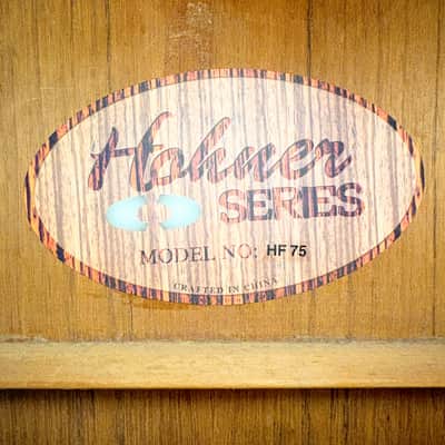 Hohner HF75 Acoustic Guitar (2005) – Excellent Condition with original picks! image 7