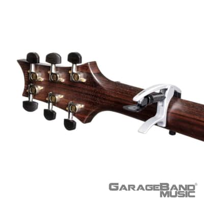 D'Addario PW-CP-09S NS Tri-Action Guiar Capo, Silver image 2
