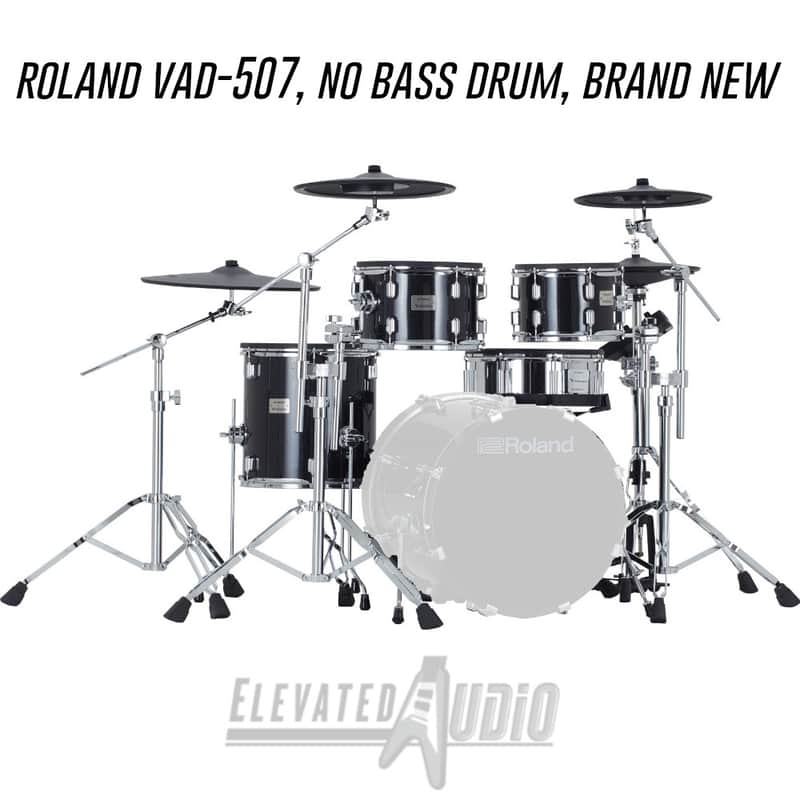 Roland VAD507 V-Drum Kit, NO BASS DRUM, Brand New, Full Manufacturer's Warranty. image 1
