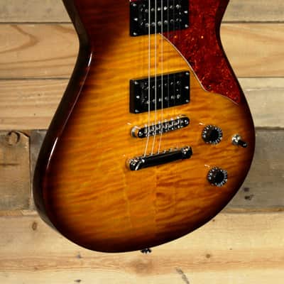 Knaggs Kenai J Maple Top H2 Electric Guitar Tobacco Burst w/ Case image 1