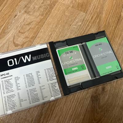 Korg 01/w / 01r/W | XSC-2S Orchestral | PCM Wavefrom + Data Card set BOXED image 2