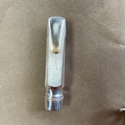 Used Selmer Paris C* C Star Metal Alto Sax Saxophone Mouthpiece with Cap & Ligature image 6