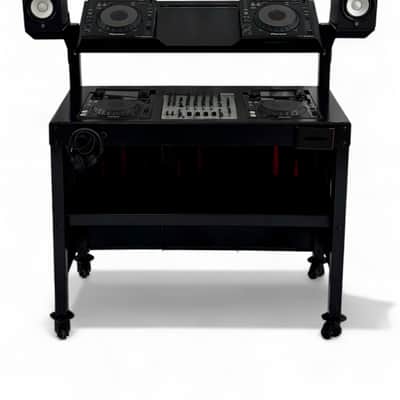 Apache Workbench DJ Booth W/ Speaker Kit and CDJ Rack image 10