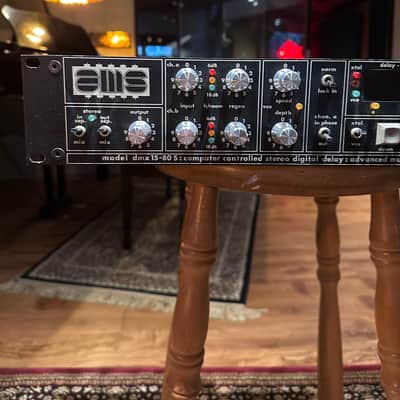 AMS Model DMX 15-80 S Computer Controlled Stereo Digital Delay 1970s - Black image 2