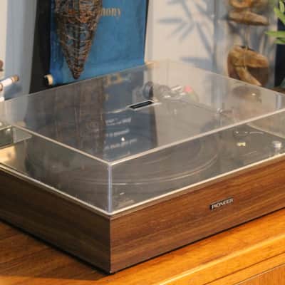 RARE!! Pioneer SPL-100 Vintage Turntable with Shure M55EM Cart & New Elliptical Stylus! image 9