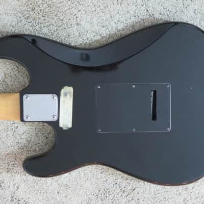 Epiphone By Gibson Stratocaster Electric Guitar Solid Rocker Black Maple image 7