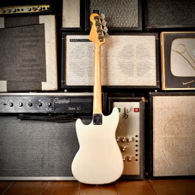 Fender Musicmaster Bass White Refinish 1978 image 5
