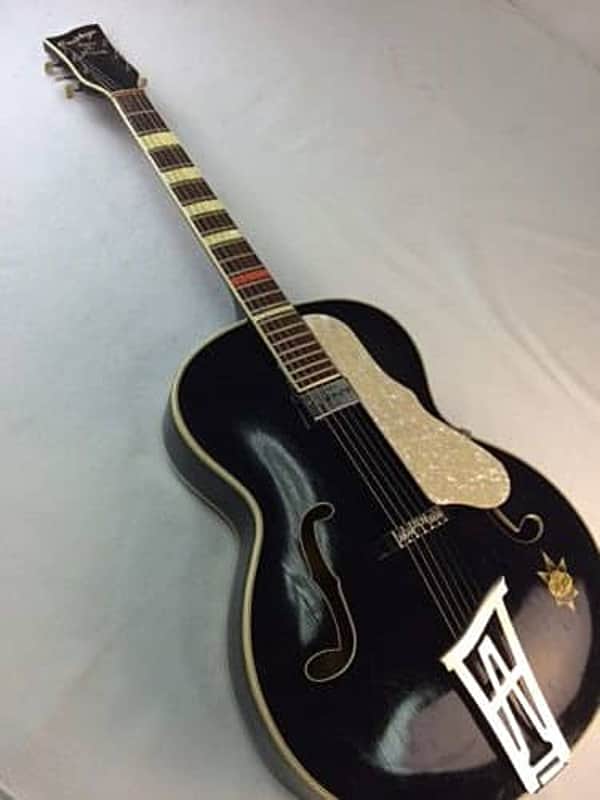 Arnold Hoyer Herr Im Frack 1950's Black Gypsy Jazz Archtop image 1