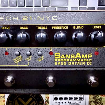 Tech 21 Sansamp Programmable Bass Driver image 2