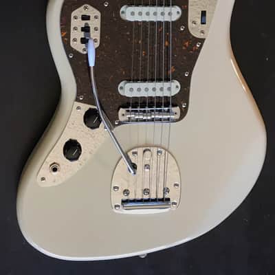 Fender Jaguar Left-Handed Lefty Vintage White image 2