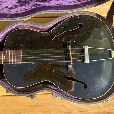 1937 Gibson L-30 Archtop Acoustic (Ebony) w/ HSC image 11